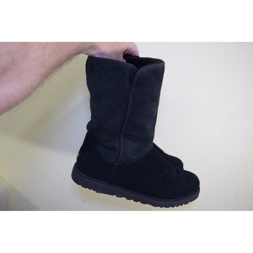 Ugg Michelle Classic Shearling Boot Black Suede WOMENS 11 1013462